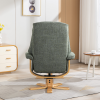 Sardinia Recliner Chair & Footstool in Chacha Fern